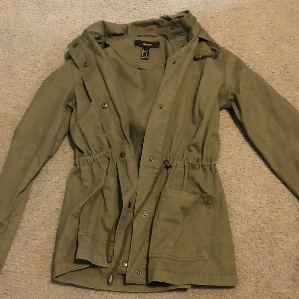 green jacket